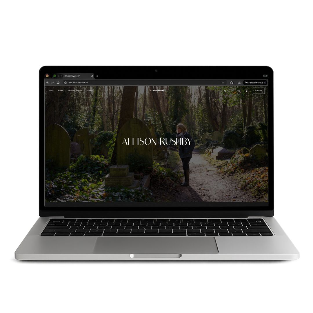 Allison Rushby website preview